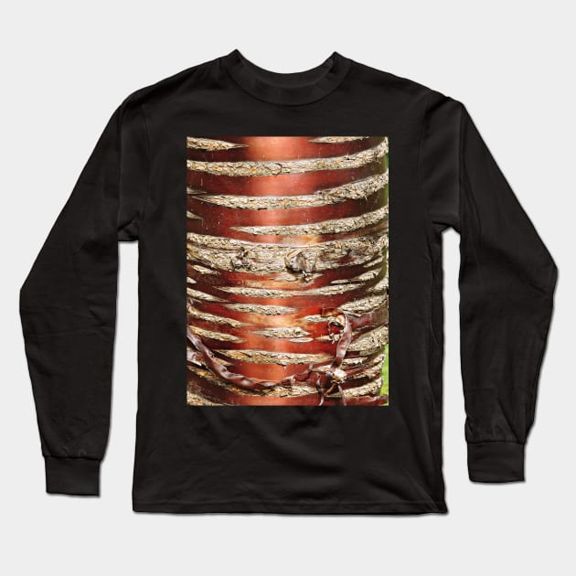 Bronze Bark Long Sleeve T-Shirt by AlexaZari